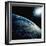 Earth Seen from Space Shuttle Discovery-Bettmann-Framed Photographic Print