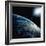 Earth Seen from Space Shuttle Discovery-Bettmann-Framed Photographic Print