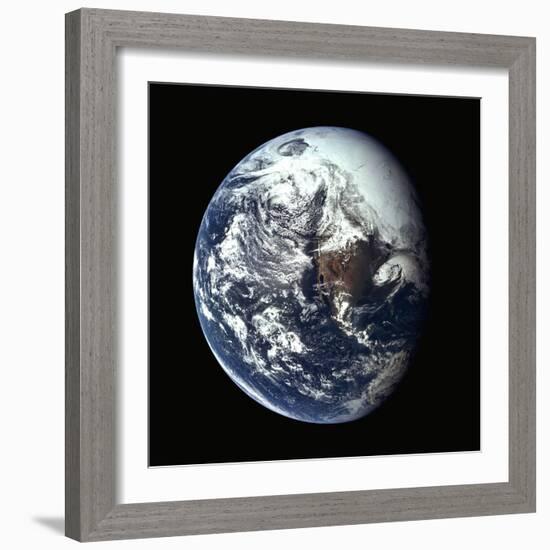 Earth Seen from Space-null-Framed Photographic Print