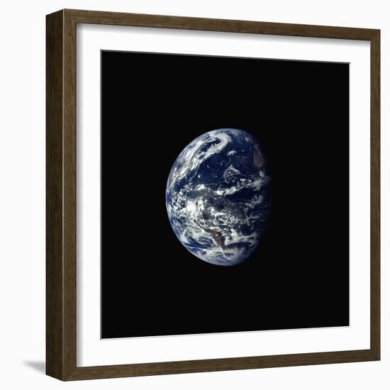 Earth Seen rrom Space-null-Framed Photographic Print