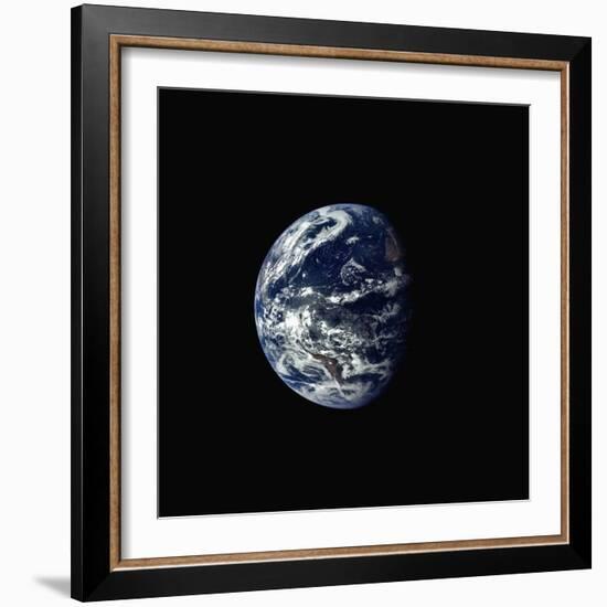 Earth Seen rrom Space-null-Framed Photographic Print