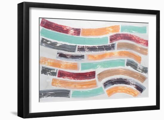 Earth Stack  II-Vanna Lam-Framed Art Print