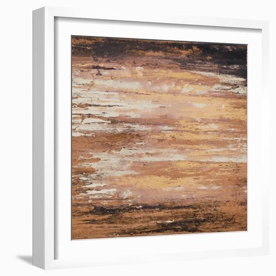 Earth Sunset-Roberto Gonzalez-Framed Art Print