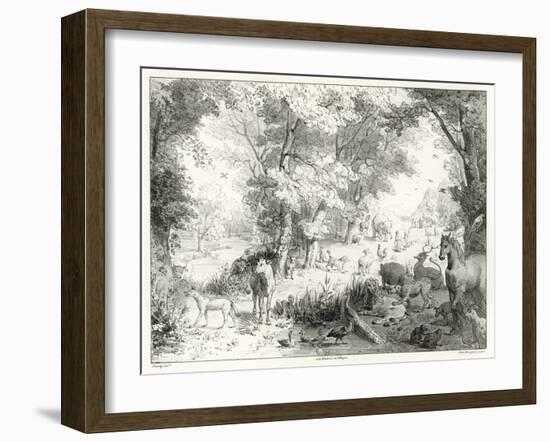 Earth: the Earthly Paradise-Jan Brueghel the Elder-Framed Giclee Print