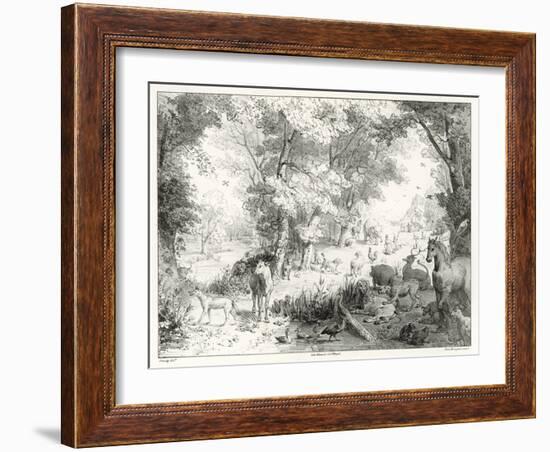 Earth: the Earthly Paradise-Jan Brueghel the Elder-Framed Giclee Print