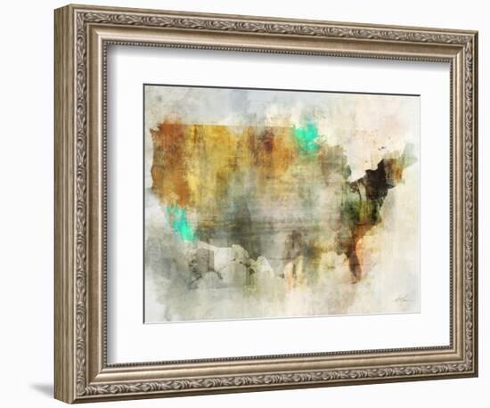 Earth Tones Usa-Ken Roko-Framed Art Print