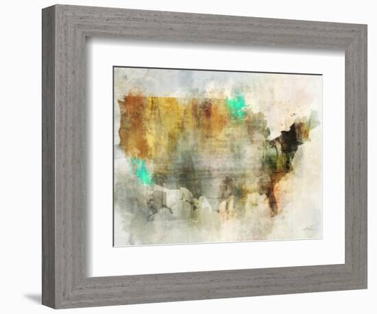 Earth Tones Usa-Ken Roko-Framed Art Print