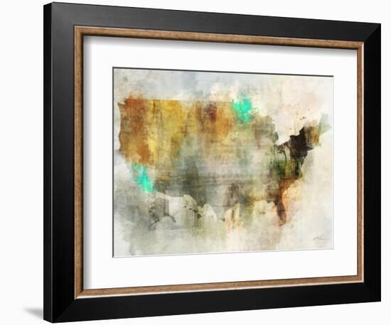 Earth Tones Usa-Ken Roko-Framed Art Print