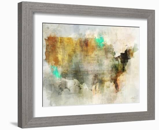 Earth Tones Usa-Ken Roko-Framed Art Print