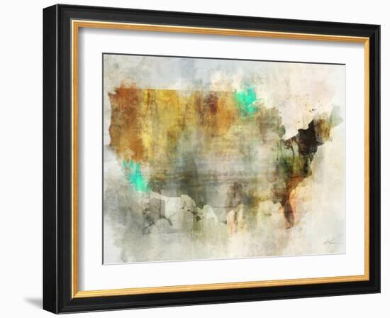 Earth Tones Usa-Ken Roko-Framed Art Print