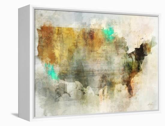 Earth Tones Usa-Ken Roko-Framed Stretched Canvas