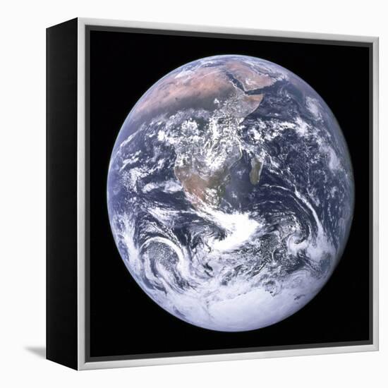 Earth View from Apollo 17 Moon Mission-null-Framed Stretched Canvas