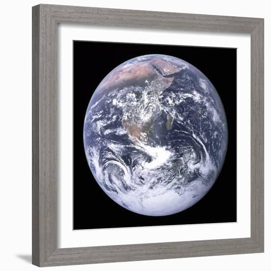 Earth View from Apollo 17 Moon Mission-null-Framed Photo