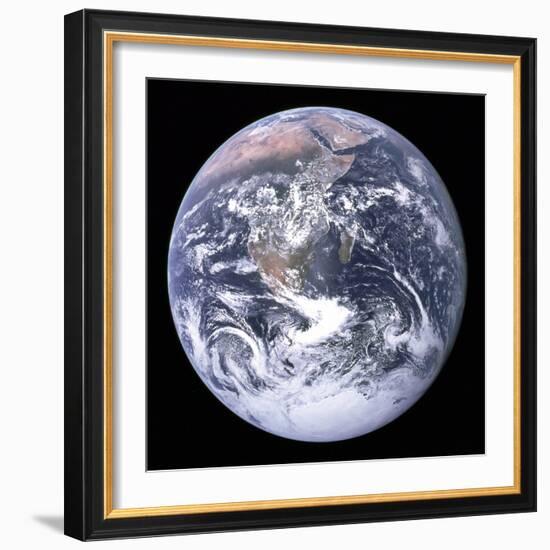 Earth View from Apollo 17 Moon Mission-null-Framed Photo