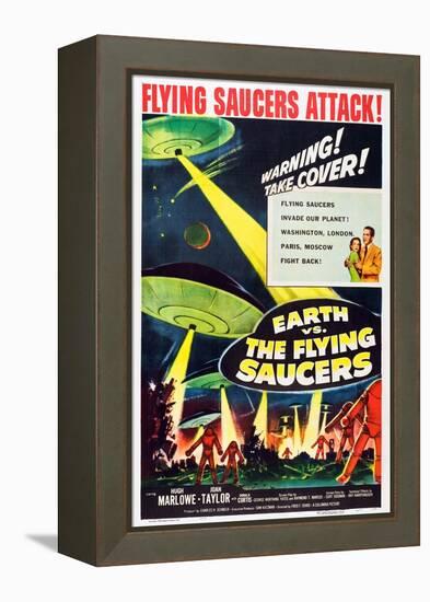 Earth vs. the Flying Saucers, 1956-null-Framed Stretched Canvas