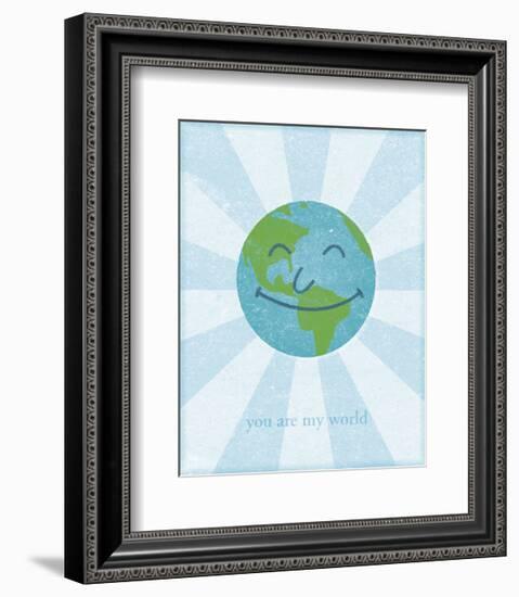 Earth-John W^ Golden-Framed Art Print