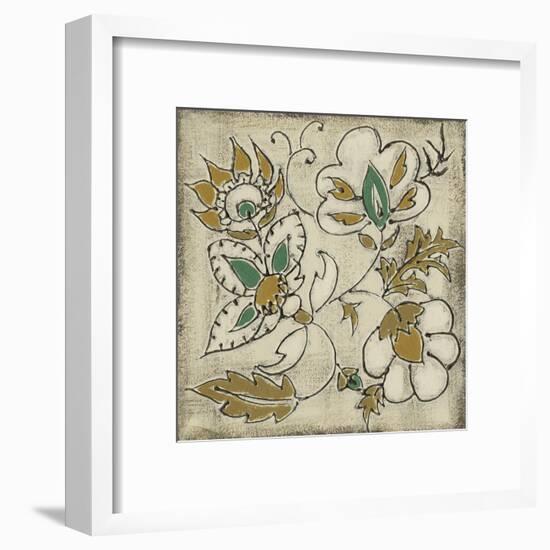 Earthenware Floral IV-Chariklia Zarris-Framed Art Print