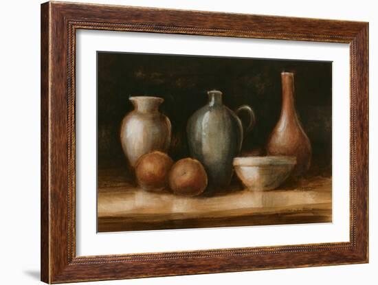 Earthenware & Fruit II-Ethan Harper-Framed Art Print