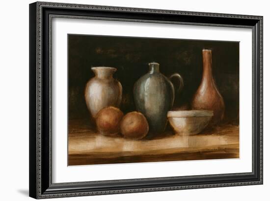 Earthenware & Fruit II-Ethan Harper-Framed Art Print