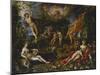 Earthly Paradise, Circa 1607-Hendrik De Clerck-Mounted Giclee Print