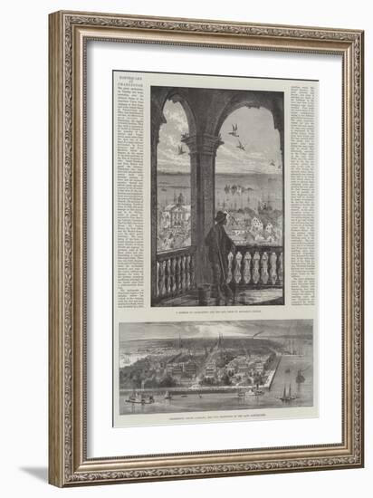 Earthquake at Charleston-null-Framed Giclee Print