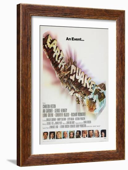 Earthquake-null-Framed Art Print