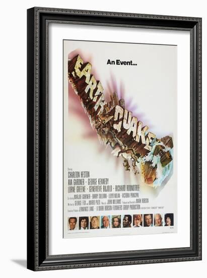 Earthquake-null-Framed Art Print