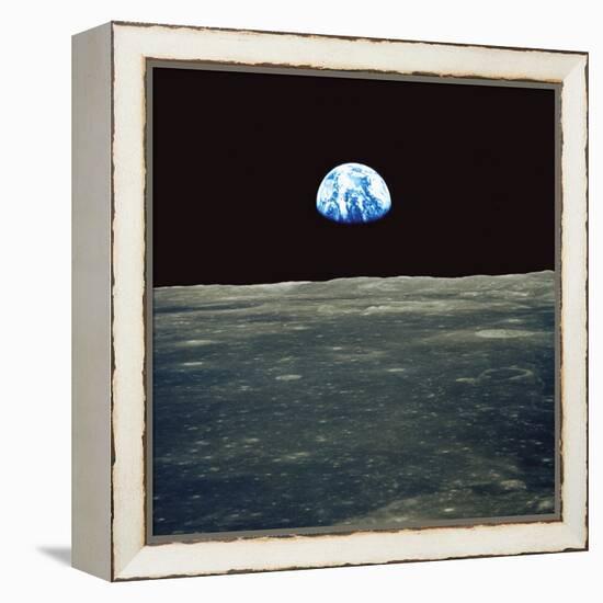 Earthrise Photographed From Apollo 11 Spacecraft-null-Framed Premier Image Canvas