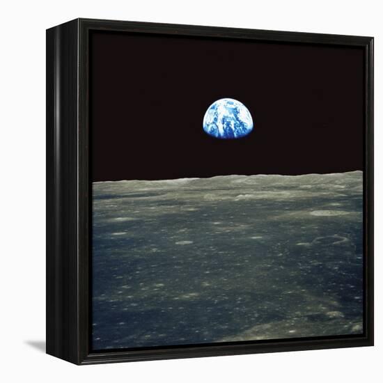 Earthrise Photographed From Apollo 11 Spacecraft-null-Framed Premier Image Canvas