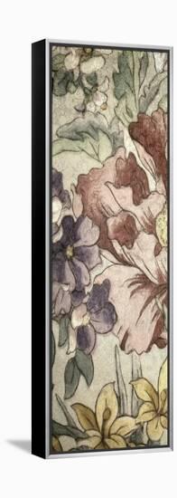 Earthtone Floral Panel II-Catherine Kohnke-Framed Stretched Canvas