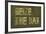 Earthy Background And Design Element Depicting The Words "Seize The Day"-nagib-Framed Art Print