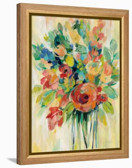 Earthy Colors Bouquet I-Silvia Vassileva-Framed Stretched Canvas