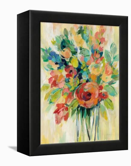 Earthy Colors Bouquet I-Silvia Vassileva-Framed Stretched Canvas