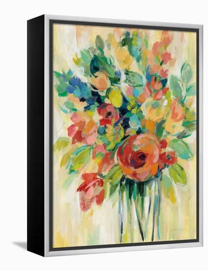 Earthy Colors Bouquet I-Silvia Vassileva-Framed Stretched Canvas