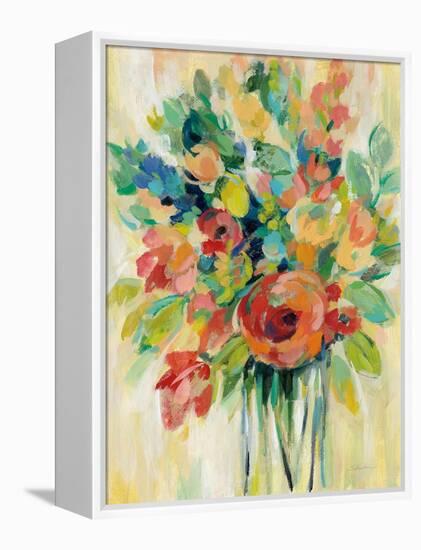 Earthy Colors Bouquet I-Silvia Vassileva-Framed Stretched Canvas