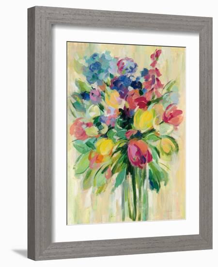 Earthy Colors Bouquet II-Silvia Vassileva-Framed Art Print
