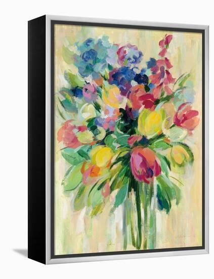 Earthy Colors Bouquet II-Silvia Vassileva-Framed Stretched Canvas