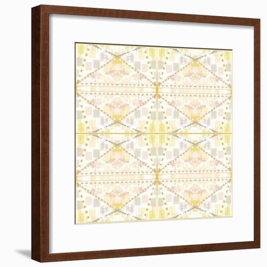 Earthy Dots and Squares-Deanna Tolliver-Framed Giclee Print