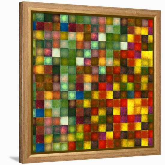 Earthy Geometric Background Image And Design Element-nagib-Framed Stretched Canvas