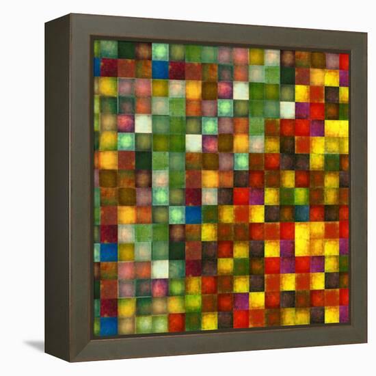 Earthy Geometric Background Image And Design Element-nagib-Framed Stretched Canvas