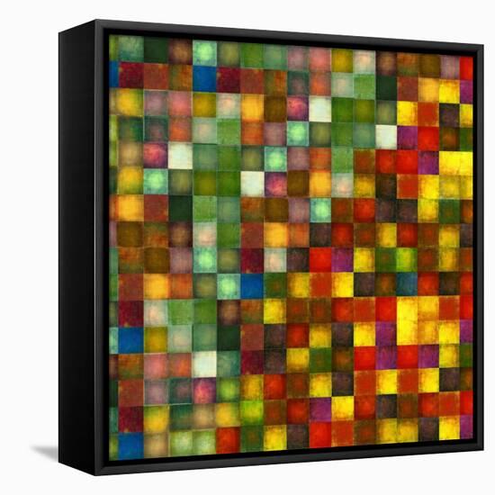 Earthy Geometric Background Image And Design Element-nagib-Framed Stretched Canvas