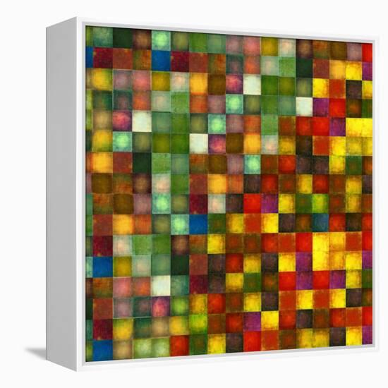 Earthy Geometric Background Image And Design Element-nagib-Framed Stretched Canvas