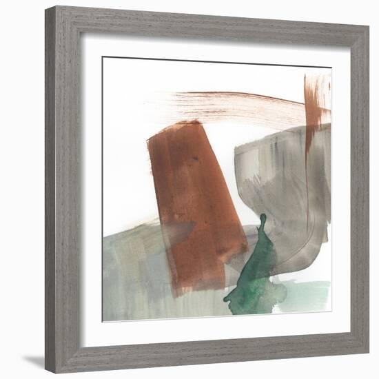 Earthy Gestures III-Jennifer Goldberger-Framed Art Print