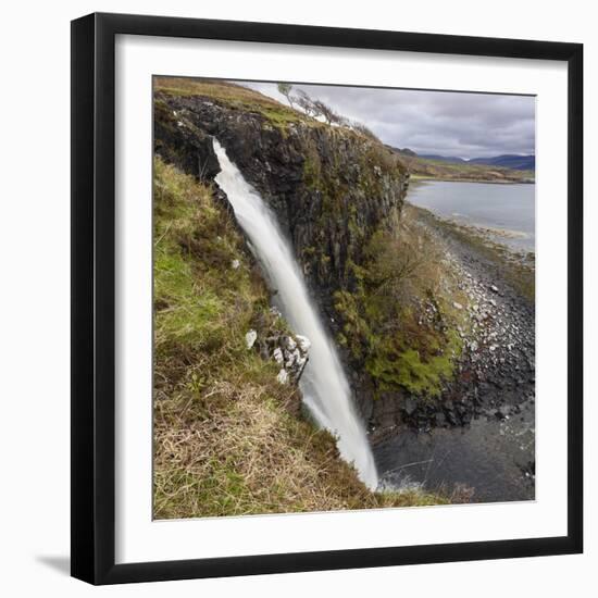 Eas Fors Waterfall, Near Ulva Ferry, Isle of Mull-Gary Cook-Framed Photographic Print