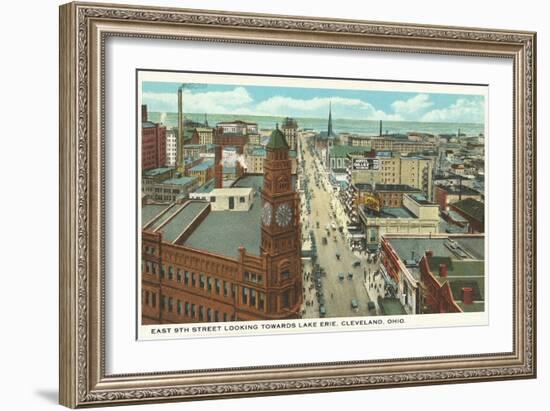 East 9th Street, Cleveland, Ohio-null-Framed Art Print