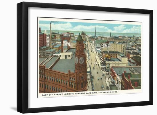 East 9th Street, Cleveland, Ohio-null-Framed Art Print