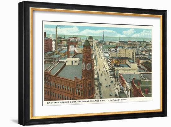 East 9th Street, Cleveland, Ohio-null-Framed Art Print