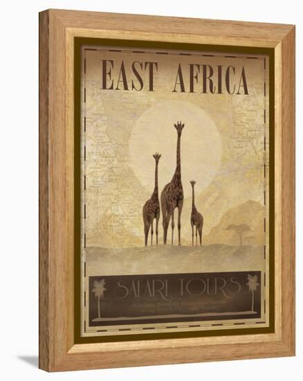 East Africa-Ben James-Framed Stretched Canvas