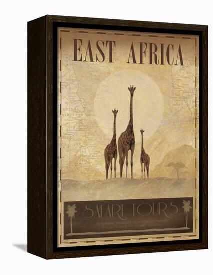 East Africa-Ben James-Framed Stretched Canvas