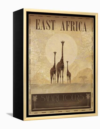 East Africa-Ben James-Framed Stretched Canvas